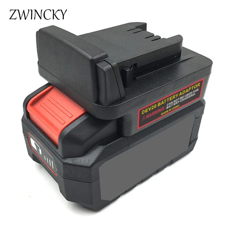 Devon 20V to Milwaukee M18 Battery Adapter Converter DEV20 Battery Adapter PLUSH