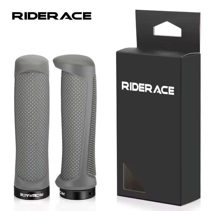 Lock-On Mountain Bike Handlebar Grips – Non-Slip TPR Rubber Bike Handlebar Grips PLUSH
