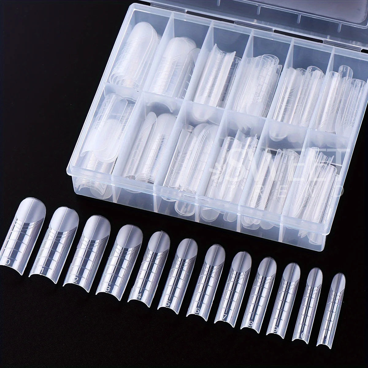 120pcs Reusable Toenail Extension Mold Kit – Full Cover DIY Toenail Extension Molds PLUSH