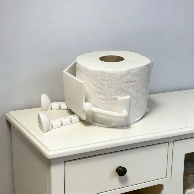 2-Pack Book-Shaped Toilet Paper Holders – Black & White Toilet Paper Holder PLUSH
