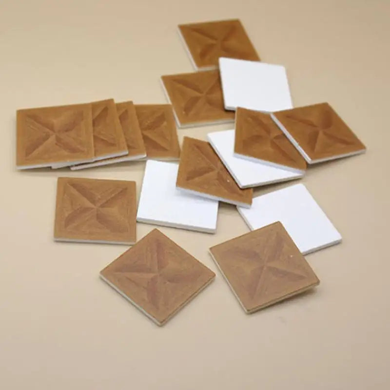 Miniature French Flower Tile Bricks for Dollhouse Floor 10pcs Dollhouse Accessories PLUSH A1