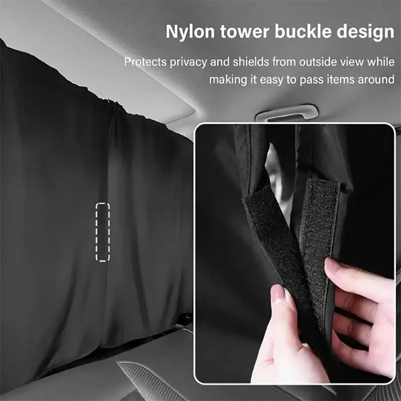 Universal Car Privacy Curtain Set – Window Shade 1/2/4pcs Car Window Shade PLUSH