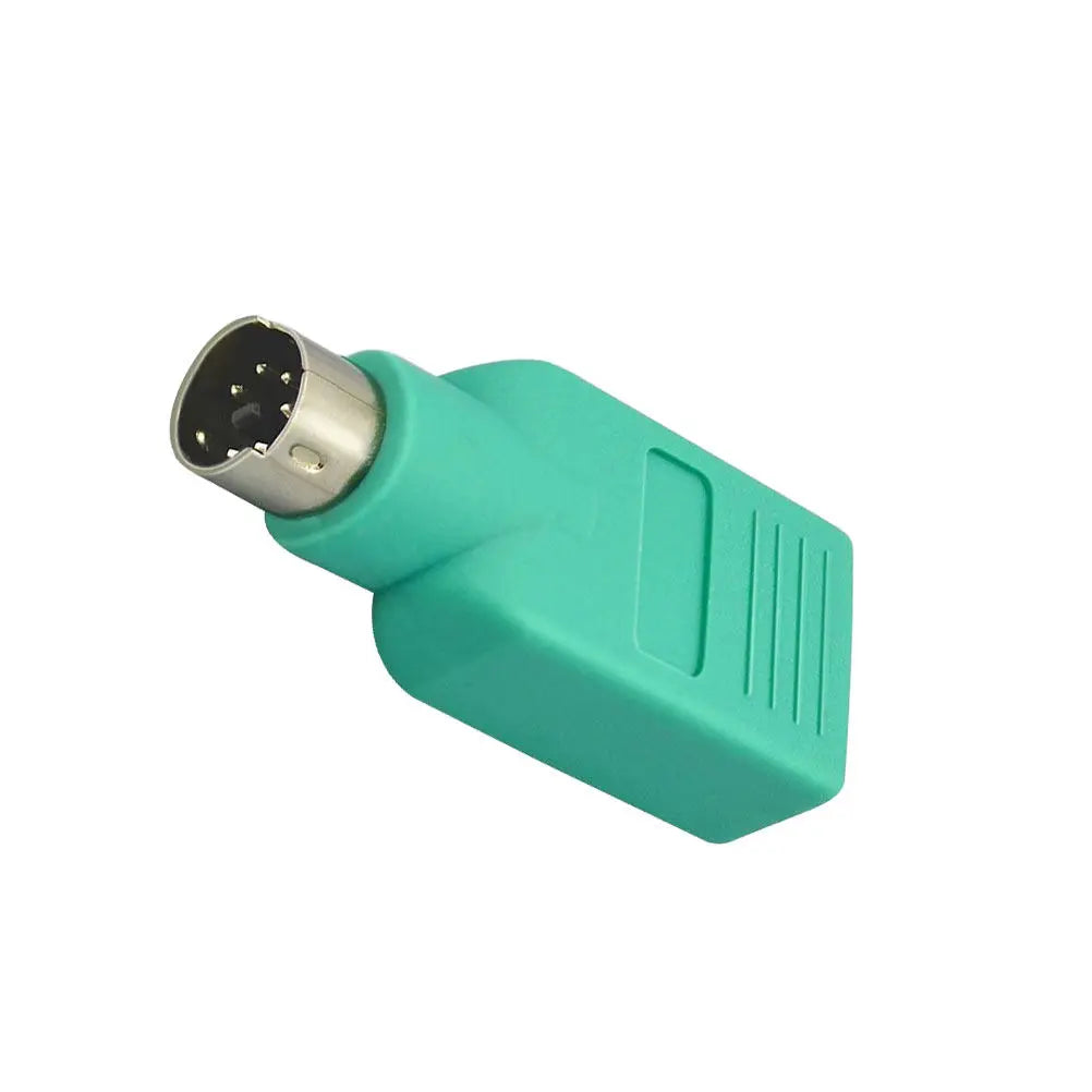 USB Female to PS/2 Male Adapter – Plug & Play, No Drivers USB PS/2 Adapter PLUSH