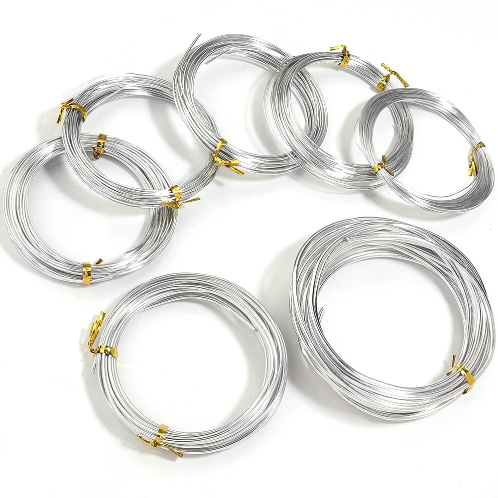 Silver Anodized Aluminum Wire Coil – DIY Jewelry & Crafts Jewelry Craft Wire PLUSH