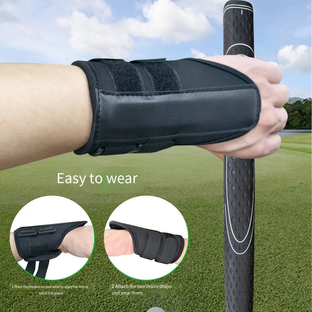 Golf Wrist Brace Swing Trainer – Hand Position Corrector Golf Training Aid PLUSH