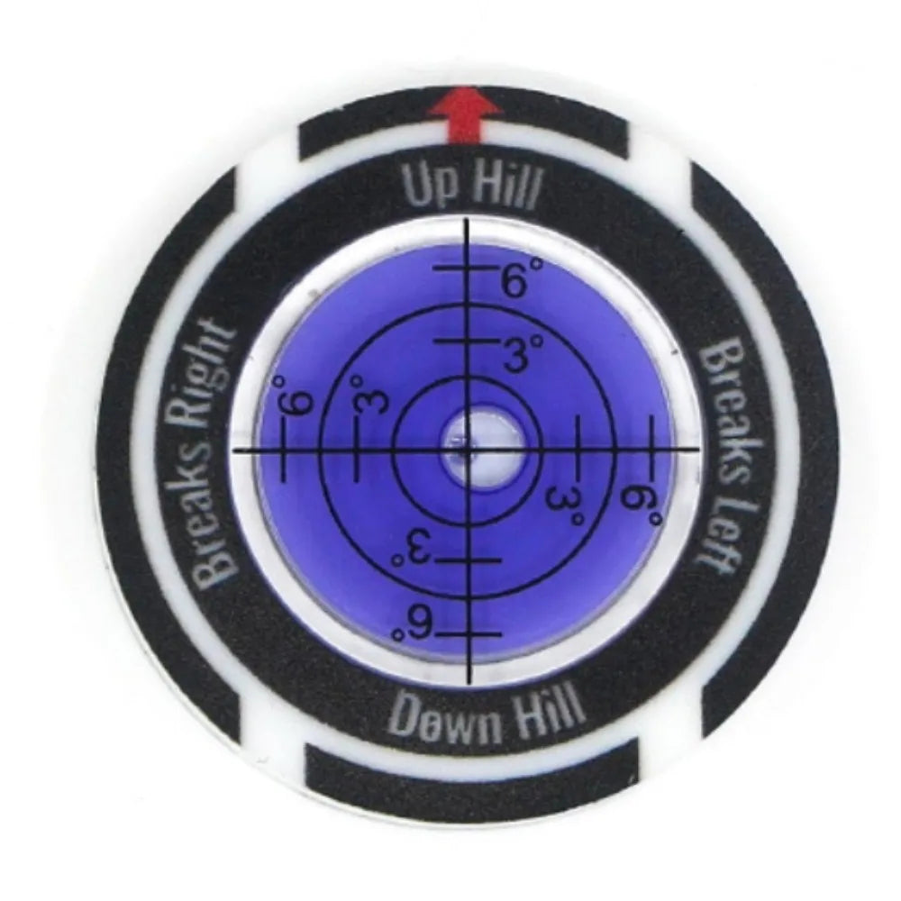 Golf Green Slope Leveler & Ball Marker Spirit Level Tool Golf Training Aid PLUSH Style 11