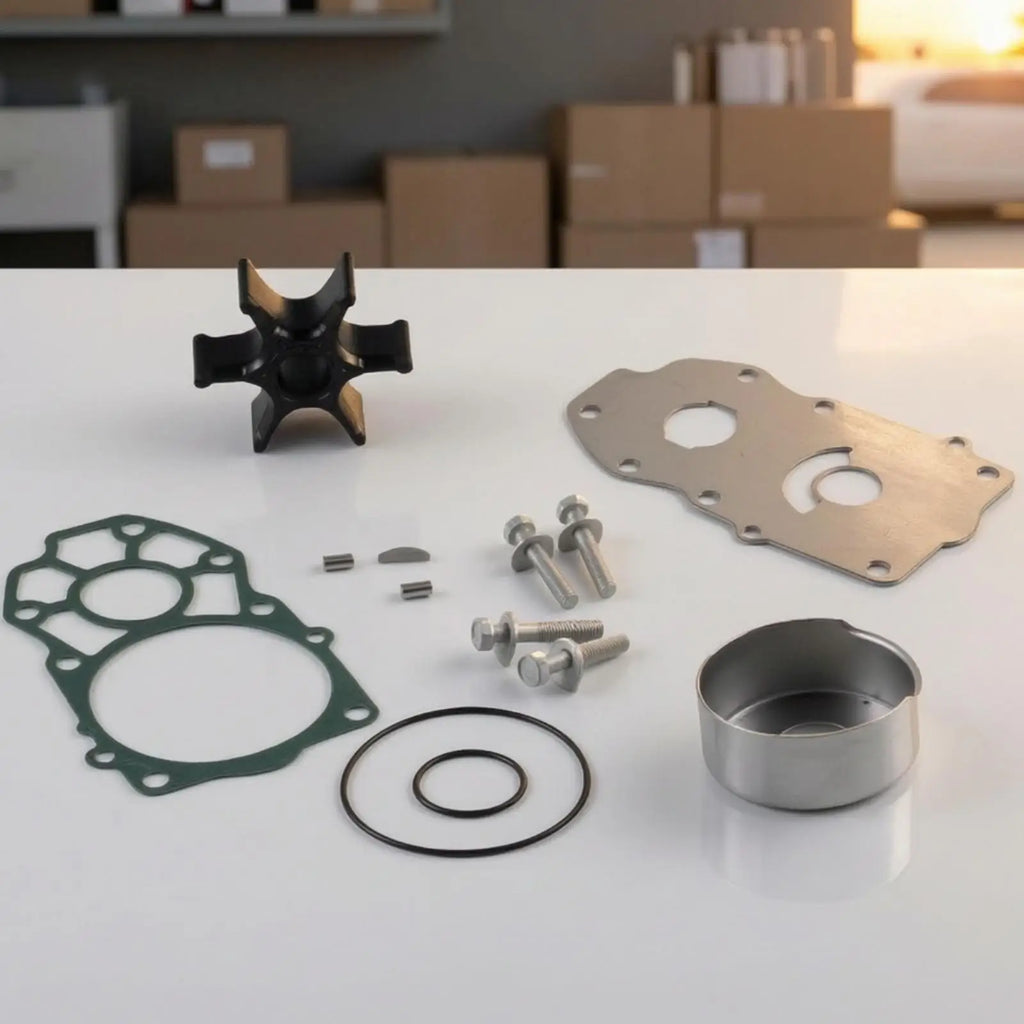 Outboard Motor Water Pump Impeller Repair Kit | 6CB-W0078-00-00 Marine Engine Repair Kit PLUSH