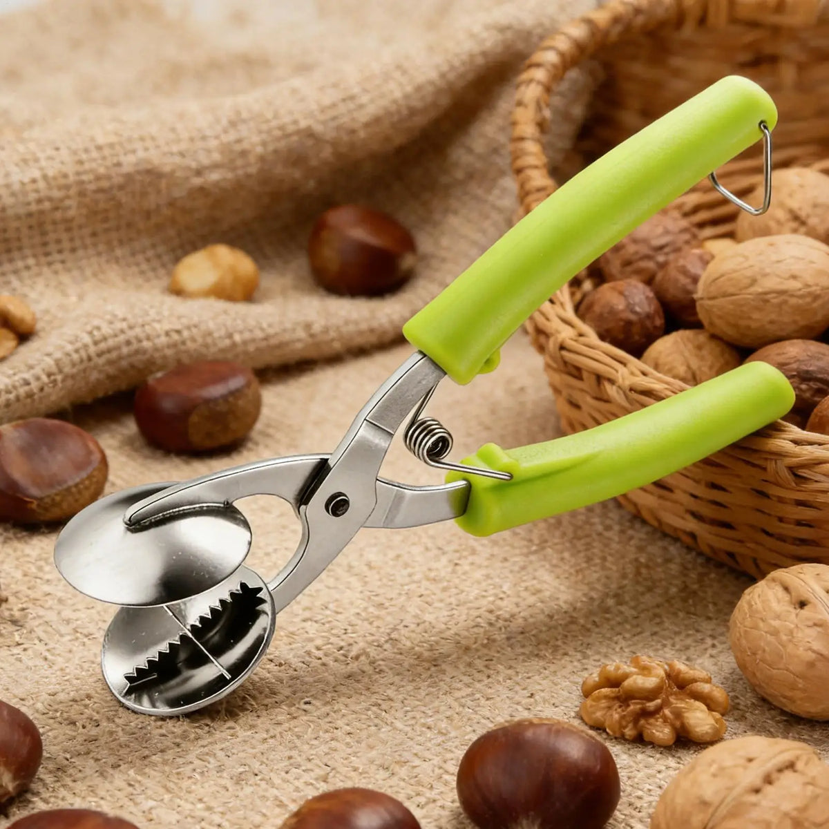 Stainless Steel Chestnut Cutter & Walnut Nut Cracker Tool Nut Cracker Tool PLUSH