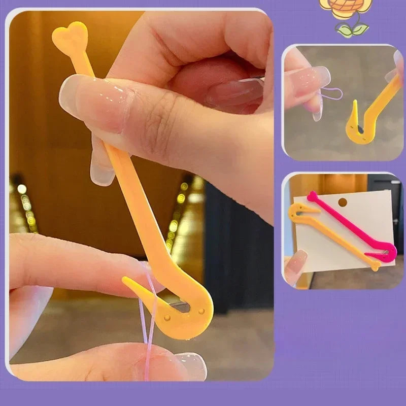 Hair Styling Set – Rubber Bands, Cutter & Rat Tail Comb Kit Hair Styling Kit PLUSH