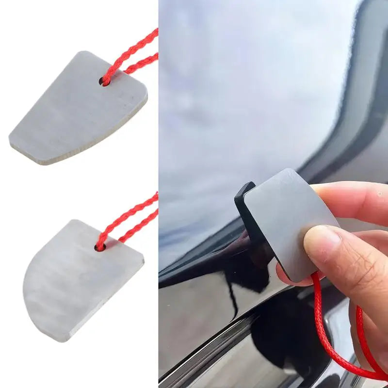 Stainless Steel Car Film Scraper & Squeegee – Auto Detailing Auto Detailing Scraper PLUSH