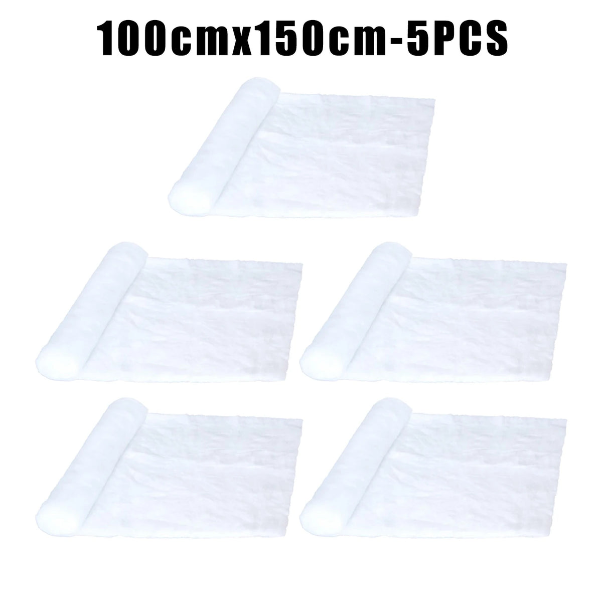 Large Artificial Christmas Snow Blanket – Faux Winter Cover Christmas Snow Blanket PLUSH 1x1.5m 5PCS