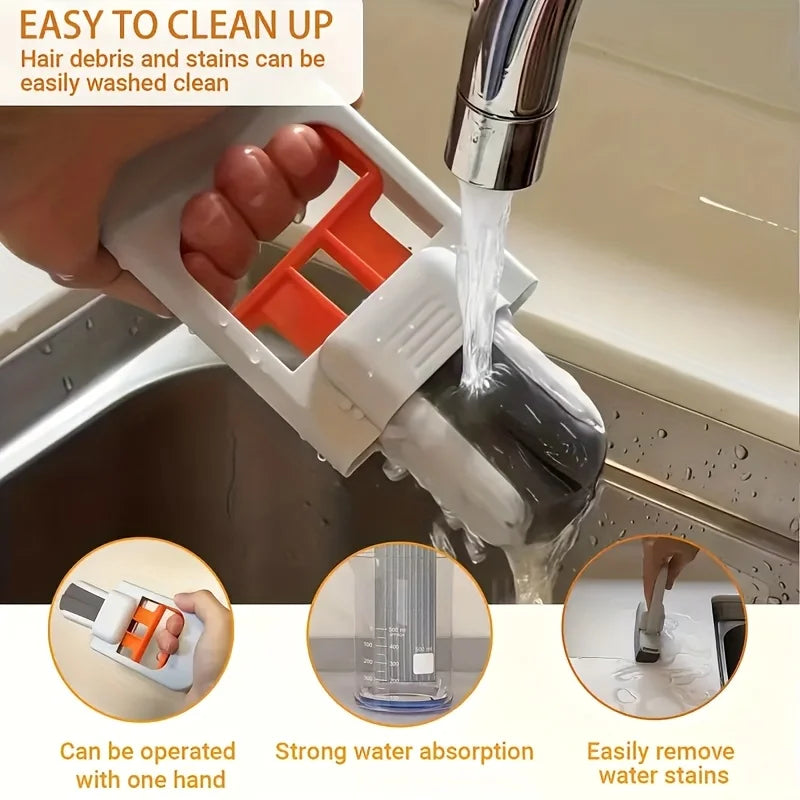 Mini Foldable Handheld Mop – Dry & Wet Desktop Floor Cleaner Handheld Desktop Mop PLUSH