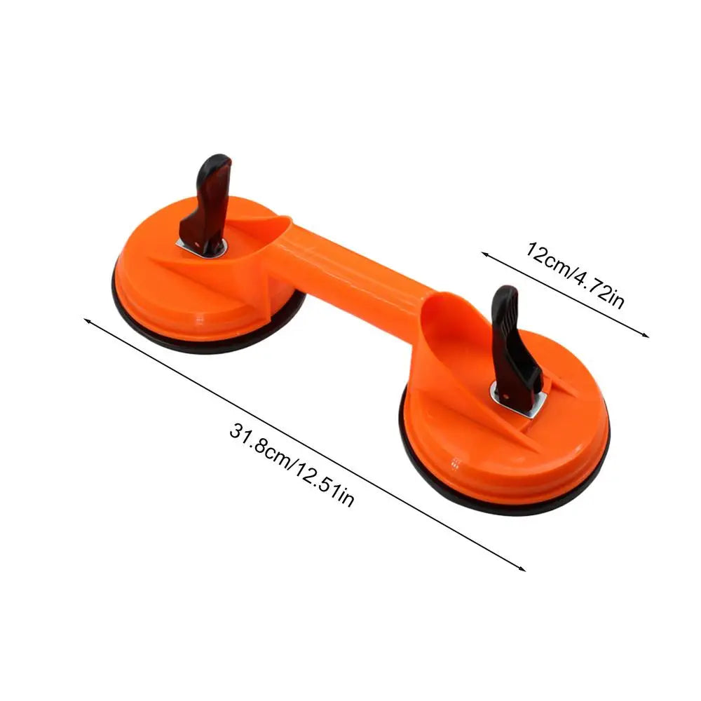 Heavy-Duty Suction Cup Glass Lifter & Dent Puller Tool Suction Cup Lifter PLUSH Orange