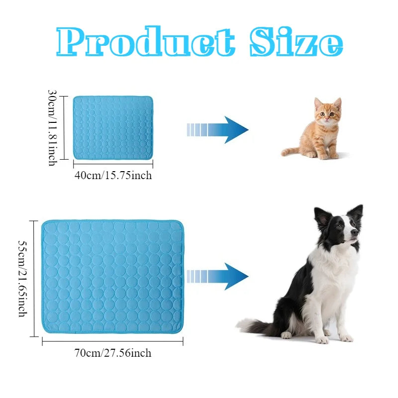Pet Cool Mat – Breathable Mesh Dog & Cat Cooling Pad Pet Cooling Mat PLUSH