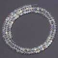 AB Faceted Rondelle Crystal Spacer Beads – DIY Jewelry Making Crystal Spacer Beads PLUSH 4x3mm