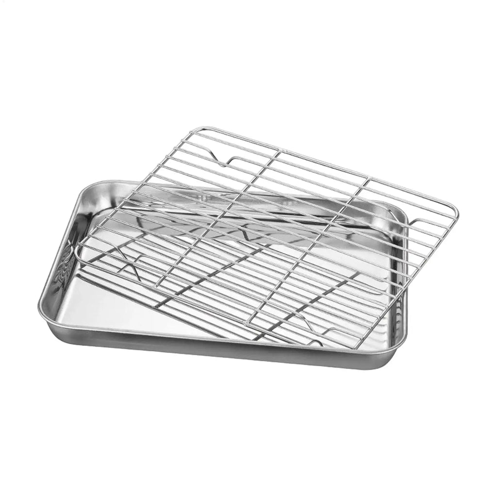 Stainless Steel Baking Tray & Removable Cooling Rack Set Baking Sheet Set PLUSH