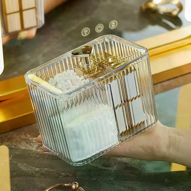 Acrylic Cosmetic Organizer Storage Box – Dust-Proof Desktop Cosmetic Storage Box PLUSH