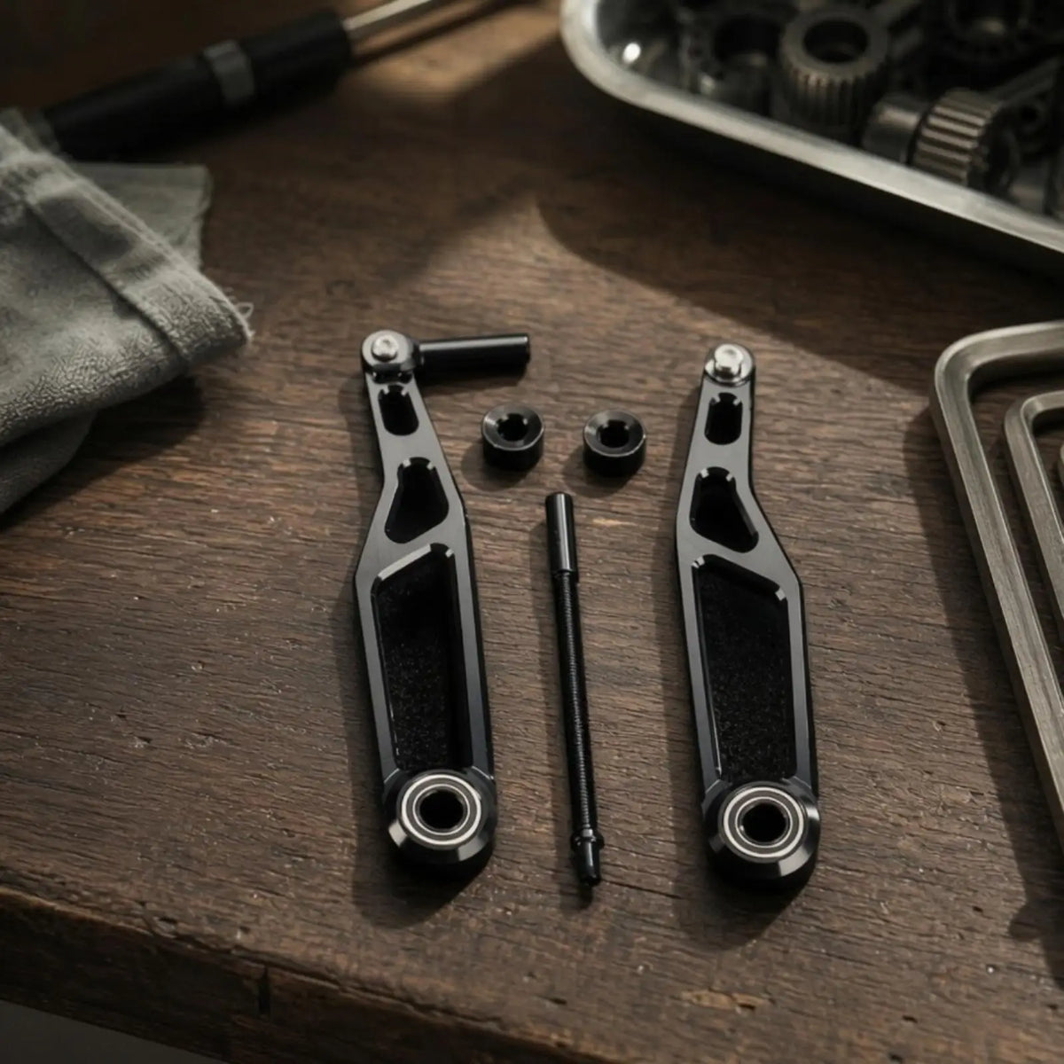 Aluminum Alloy Direct-Pull Brake Arms Set – Folding Bike Bicycle Brake Arms PLUSH