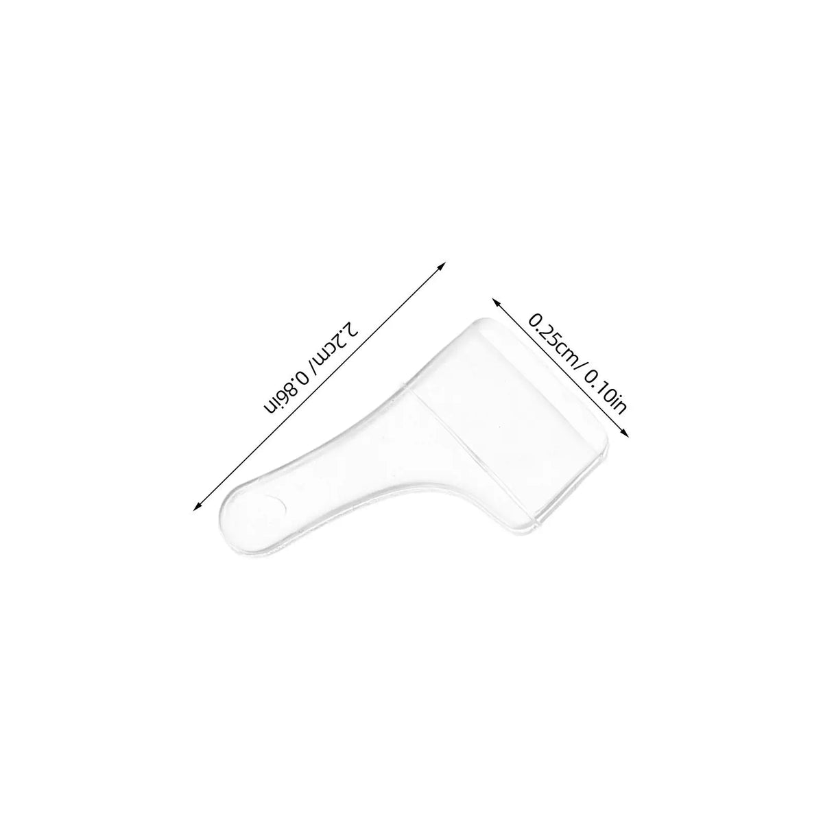 100 Pairs Silicone Eyeglass Ear Hooks – Nonslip Transparent Grips Eyeglass Ear Hooks PLUSH