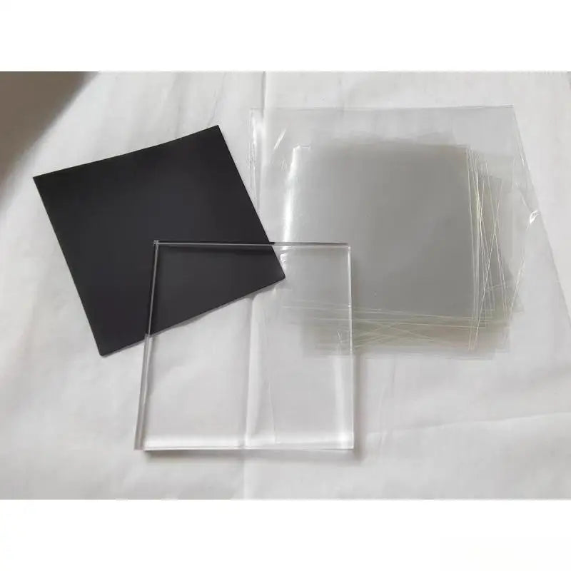 10pcs DIY Acrylic Refrigerator Magnet Set – Square & Round DIY Craft Magnet Set PLUSH