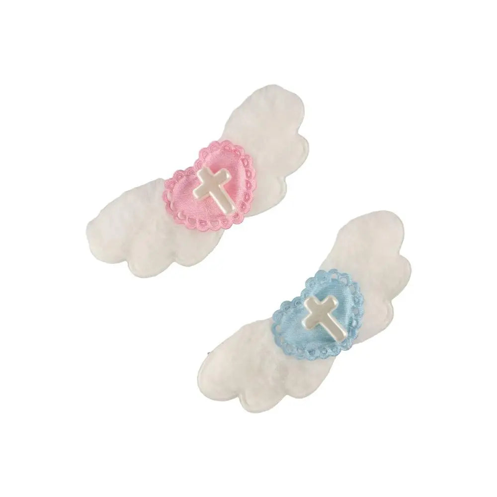 Y2K Gothic Cross Wing Hair Clip – Punk Lolita Duckbill Barrette Hair Clip Barrette PLUSH