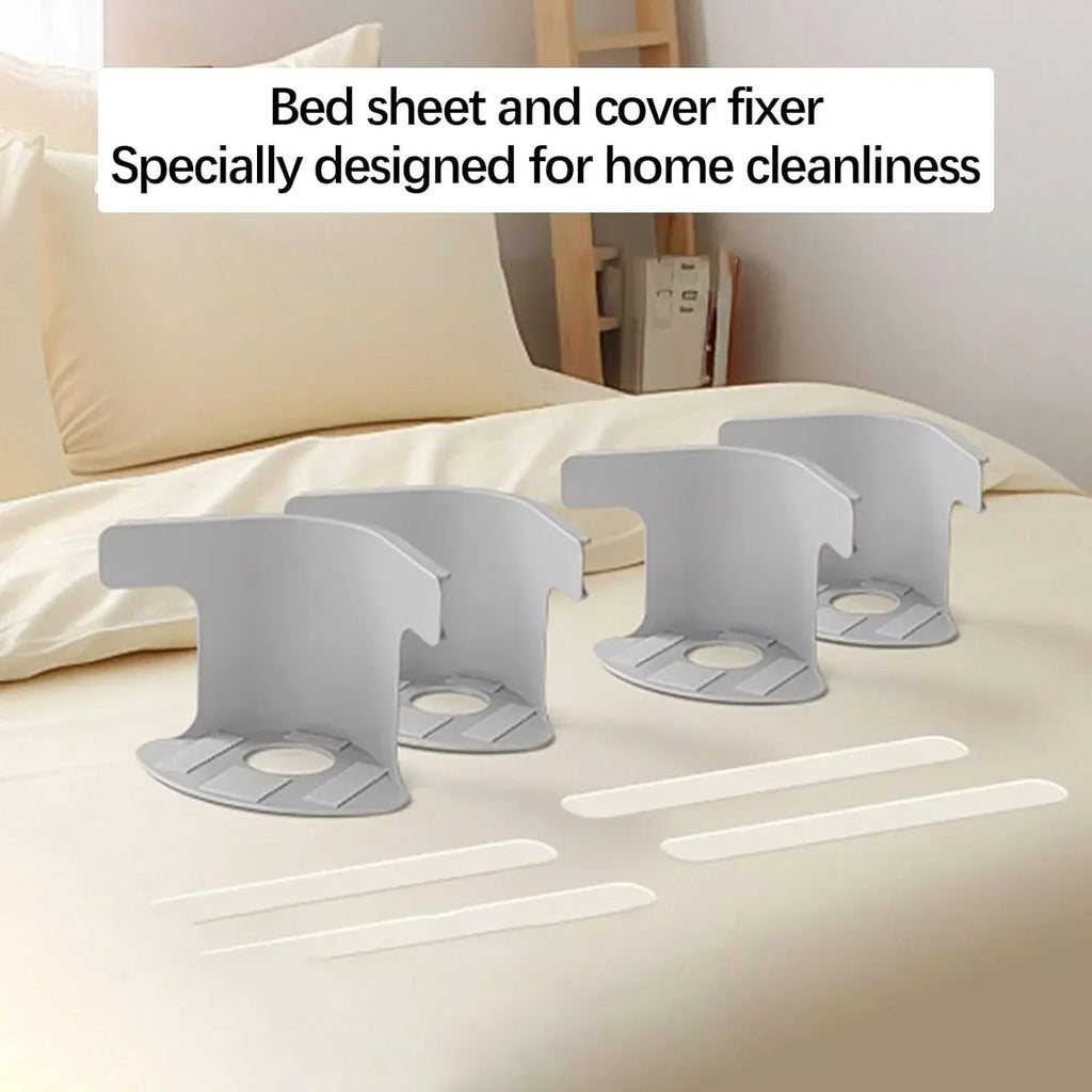 Heavy Duty Bed Sheet Corner Clips – Grippers 4/8/12 Pcs Bed Sheet Clips PLUSH