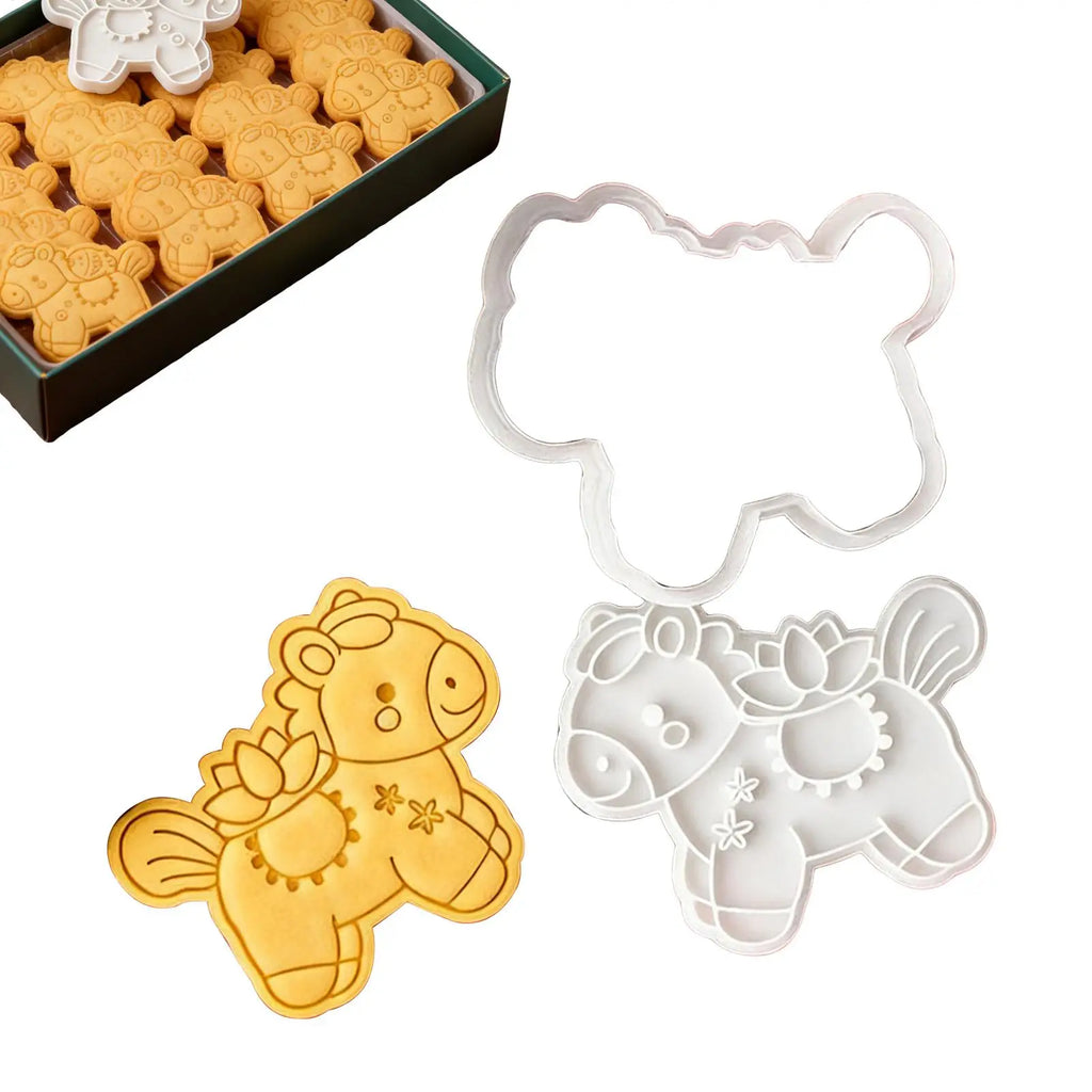 2026 Year of the Horse Cookie Cutter – DIY Fondant Mold Cookie Cutter Mold PLUSH