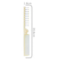 Folding Pocket Beard Comb – Double-Sided Fine & Wide Teeth Beard Pocket Comb PLUSH White