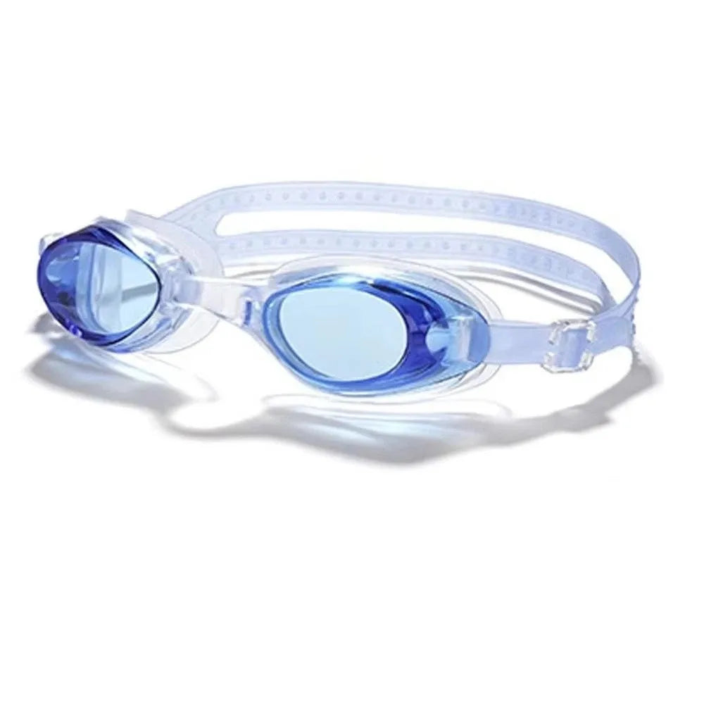 Silicone Swimming Goggles Wide View Anti-UV + Storage Box Swim Goggles PLUSH