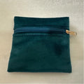 Velvet Zipper Jewelry Pouch | Soft Flannelette Storage Bag Jewelry Storage Pouch PLUSH Peacock Blue