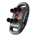 6-Head Fascia Massage Gun – Deep Percussion Body Massager Percussion Massage Gun PLUSH Black