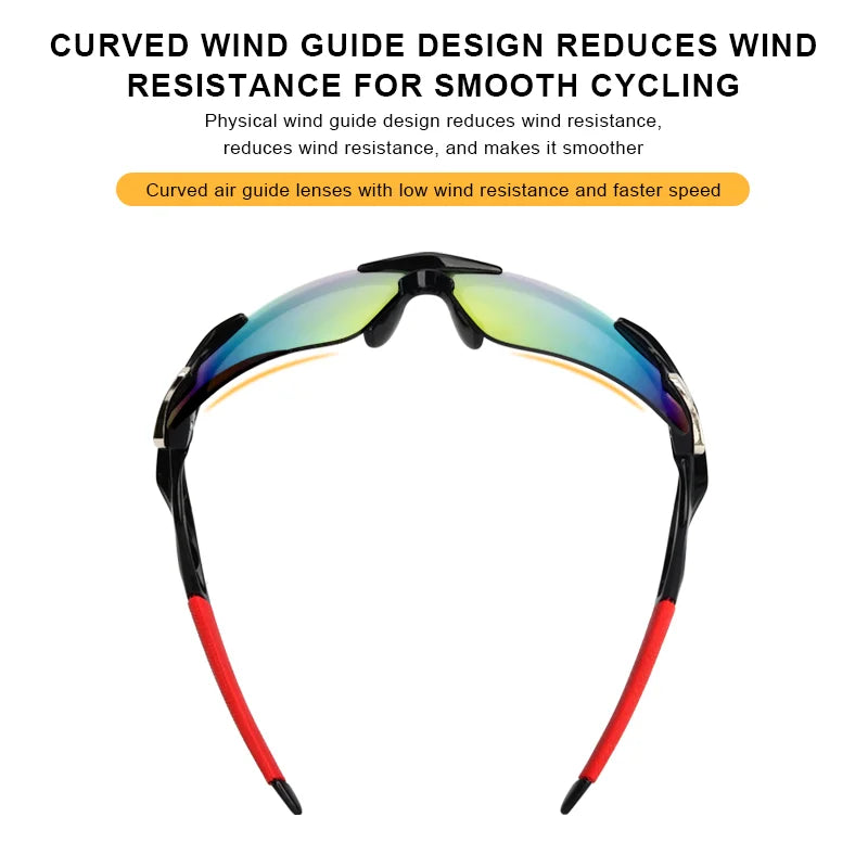 RIDERACE UV400 Cycling Sunglasses – Road & MTB Bike Eyewear Cycling Sunglasses PLUSH