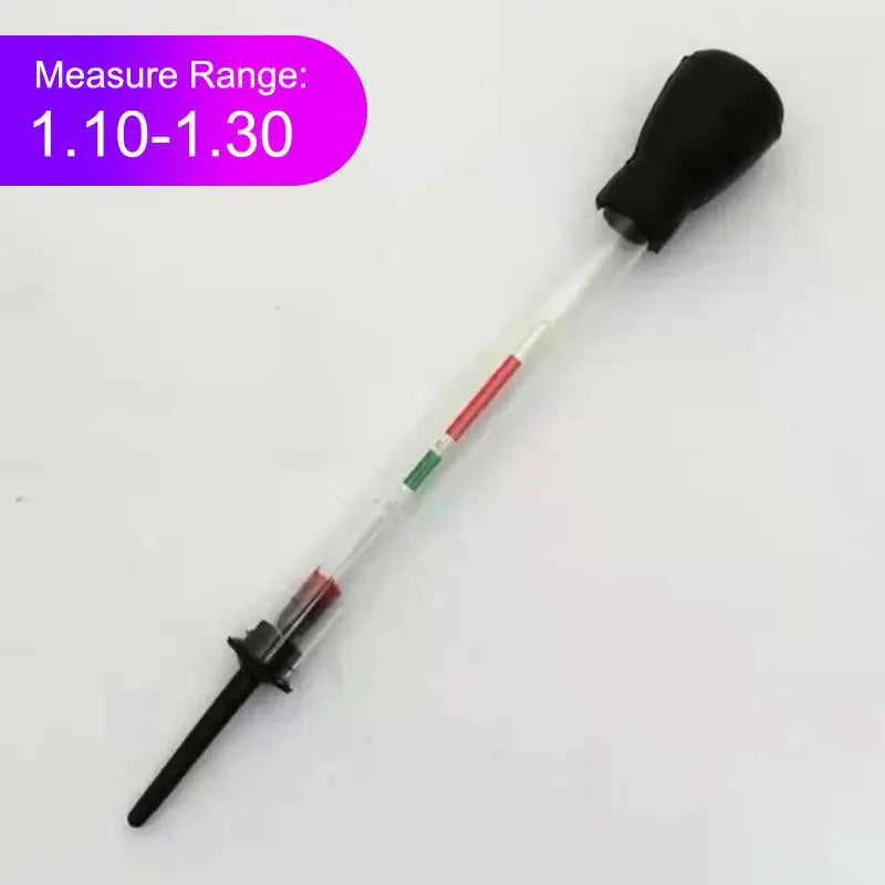 Battery Hydrometer Electrolyte Density Tester 1.10–1.30 Range Battery Hydrometer PLUSH
