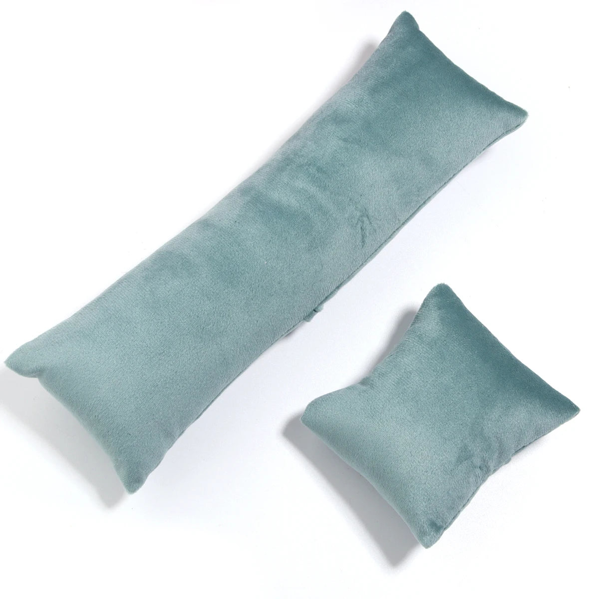 Velvet Suede Jewelry Display Pillow Set – Bracelet & Watch Holder Jewelry Display Pillow PLUSH Velvet Green