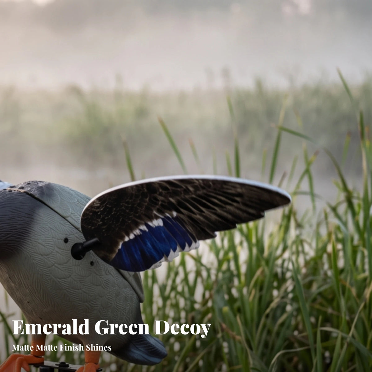 Wireless Rotating Wing Duck Decoy – Crack-Resistant & Silent Motorized Duck Decoy PLUSH
