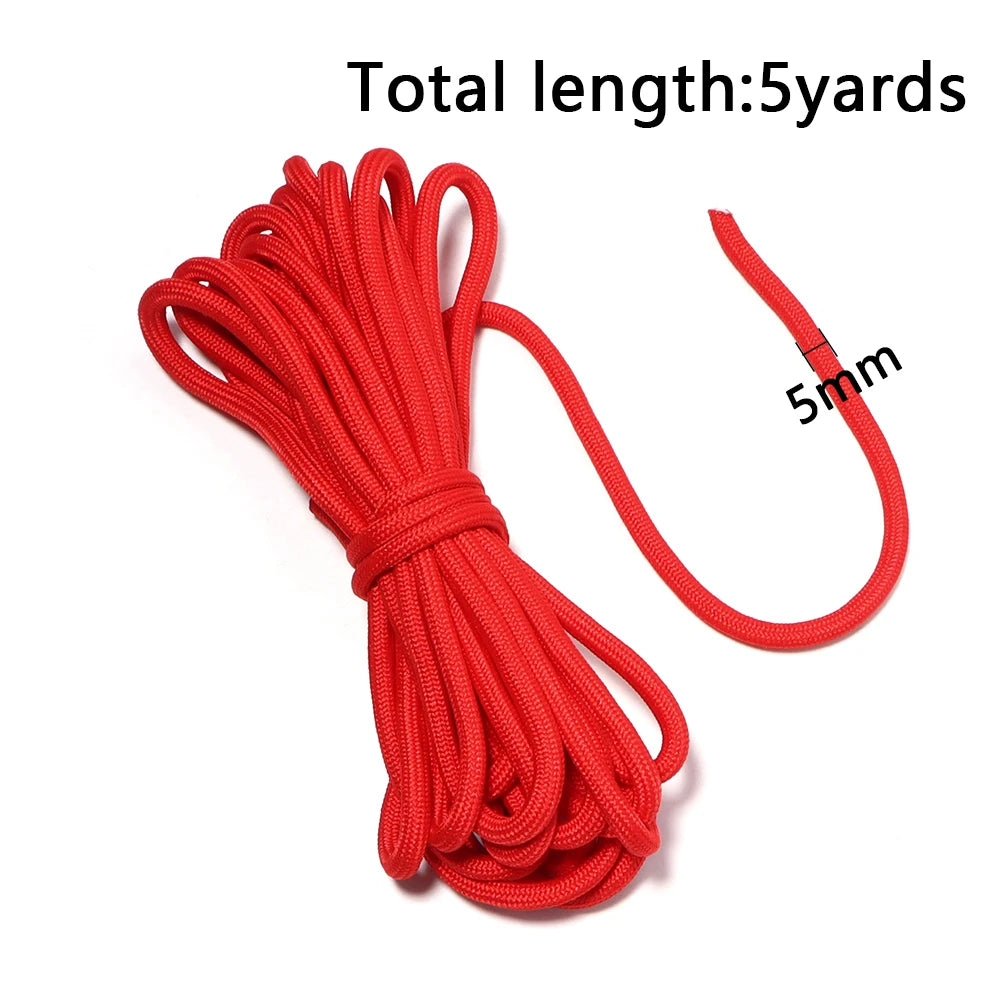 5 Yards 5mm Colorful Polyester Braided Rope – DIY Jewelry Cord Braided Craft Cord PLUSH