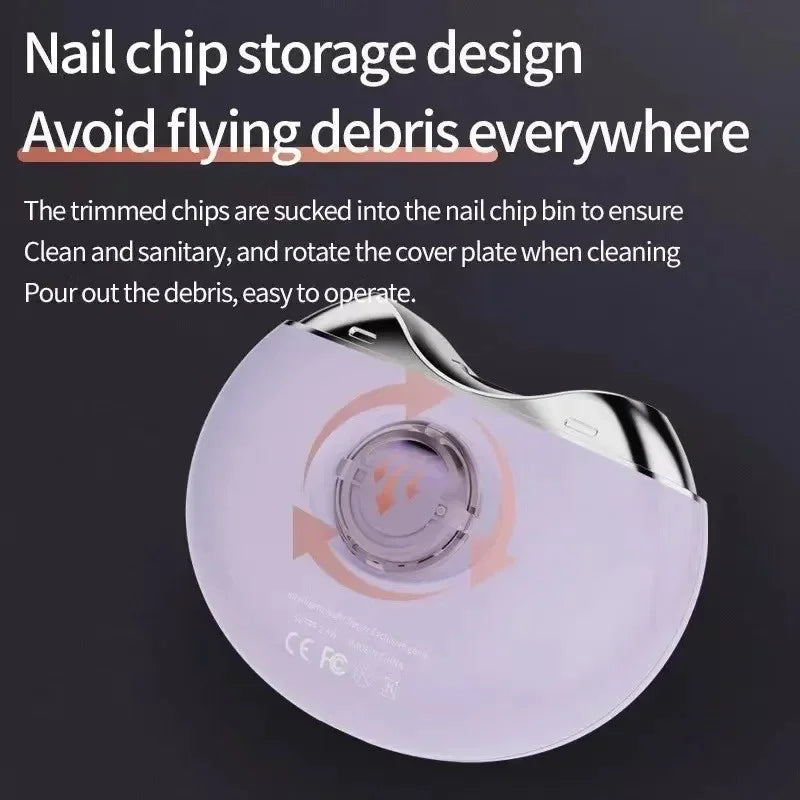 Rechargeable Electric Nail Trimmer for Adults & Kids Electric Nail Trimmer PLUSH