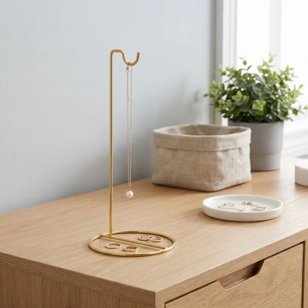 Elegant Metal Jewelry Display Rack – Watch, Key & Bag Stand Jewelry Display Stand PLUSH