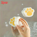 Magic Mirror Cleaning Sponges 2 Sets – Glass & Faucet Cleaner Cleaning Sponge Set PLUSH yellow 2pcs