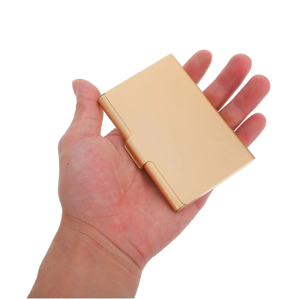 Slim Aluminum Alloy Business Card Holder | Metal Card Case Business Card Holder PLUSH