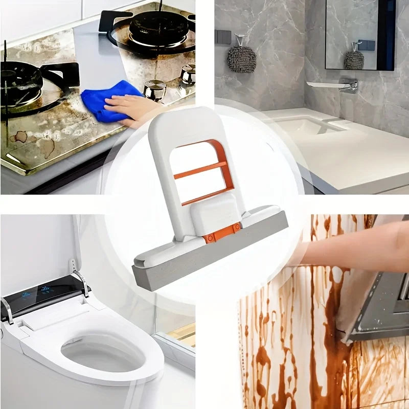 Mini Foldable Handheld Mop – Dry & Wet Desktop Floor Cleaner Handheld Desktop Mop PLUSH
