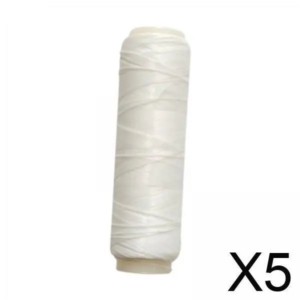 Fish Lure Elastic Binding Thread – Transparent Nylon 5-Pack Elastic Fishing Thread PLUSH White