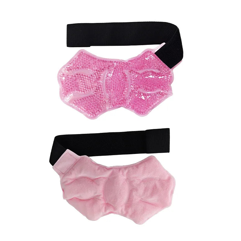 Reusable Hot & Cold Gel Pack – Ankle, Knee, Arm & Leg Wrap Hot Cold Gel Pack PLUSH Pink