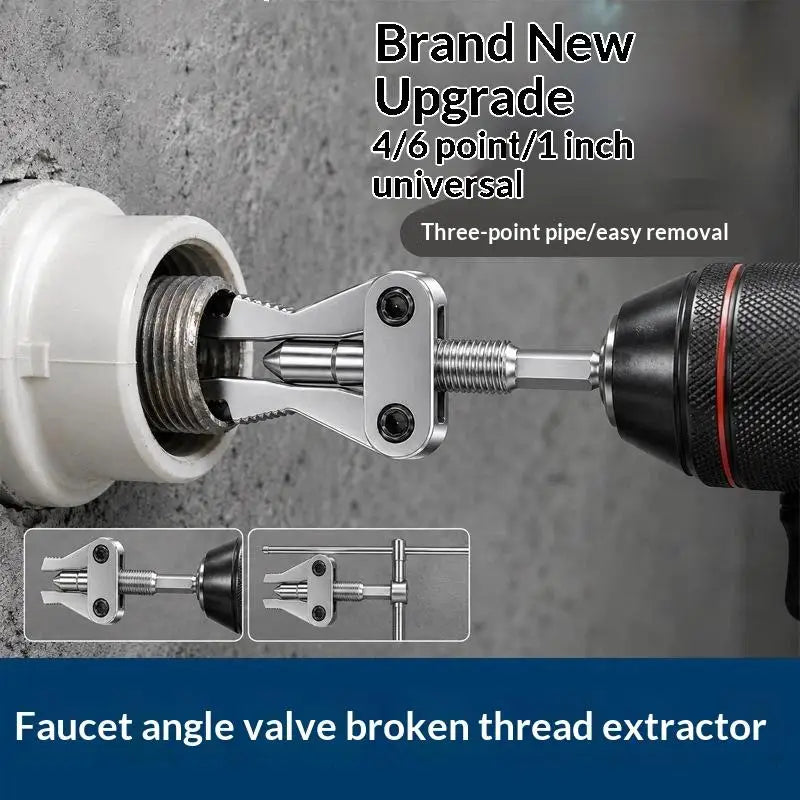 Pipe Extractor Tool – Broken Thread Puller Hex Shank Drill Pipe Extractor Tool PLUSH