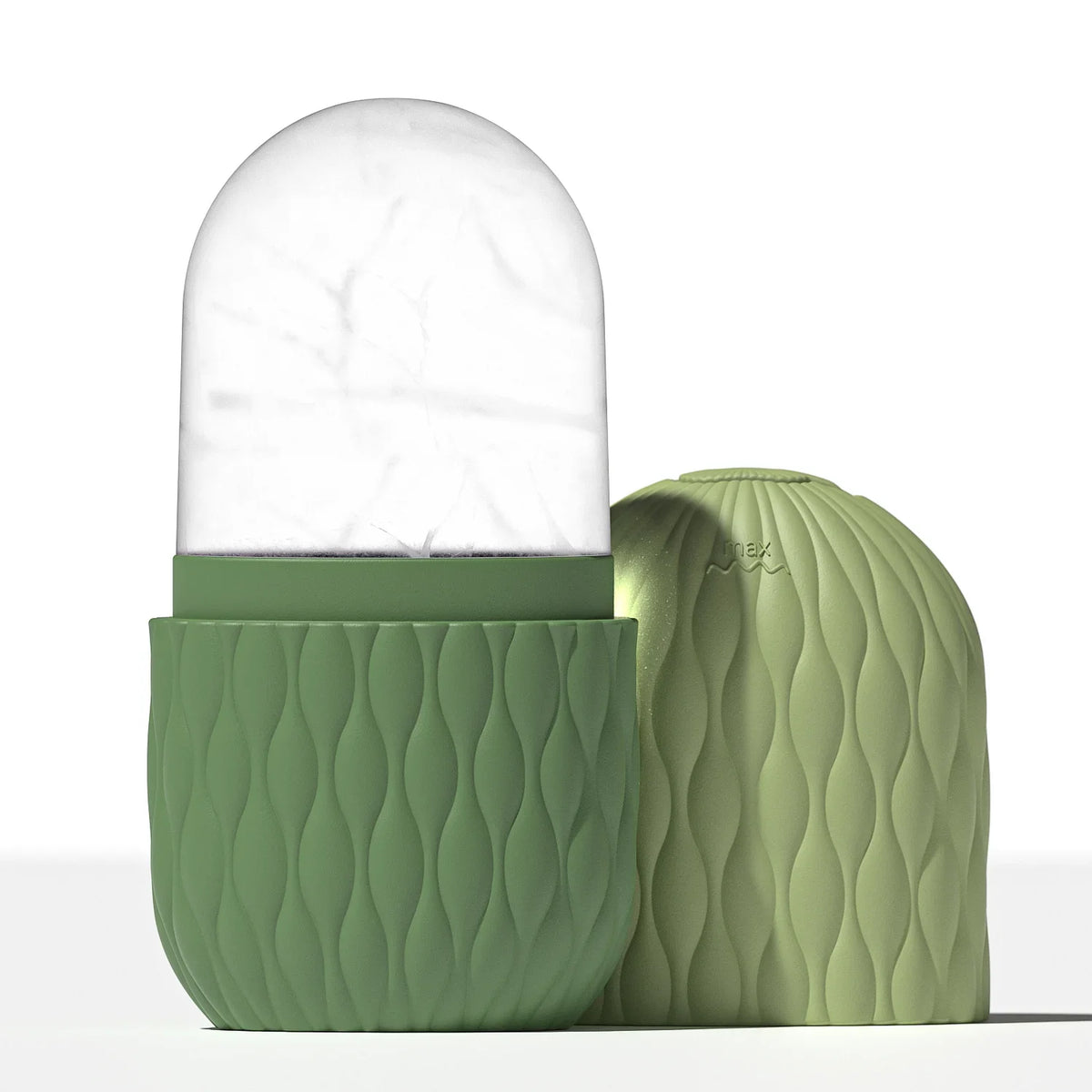 Silicone Face Ice Roller Mold – Skin Tightening Beauty Tool Facial Ice Roller PLUSH Green