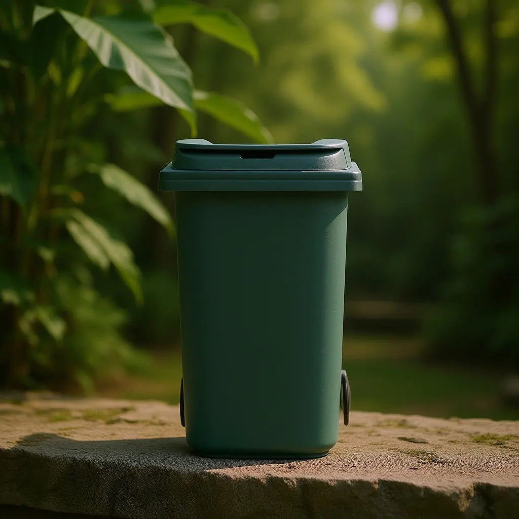 Mini Desktop Trash Can with Lid – Small Plastic Waste Bin Desktop Trash Can PLUSH
