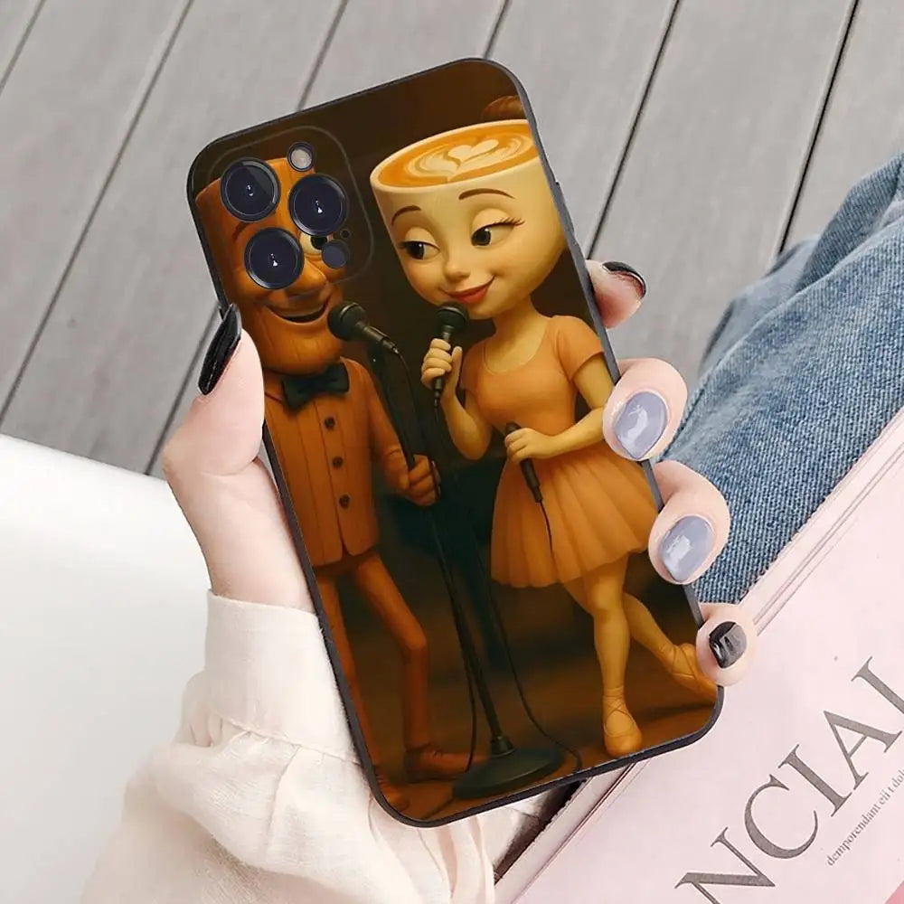 Tung Tung Sahur iPhone Case Shockproof Silicone Cover Phone Case PLUSH