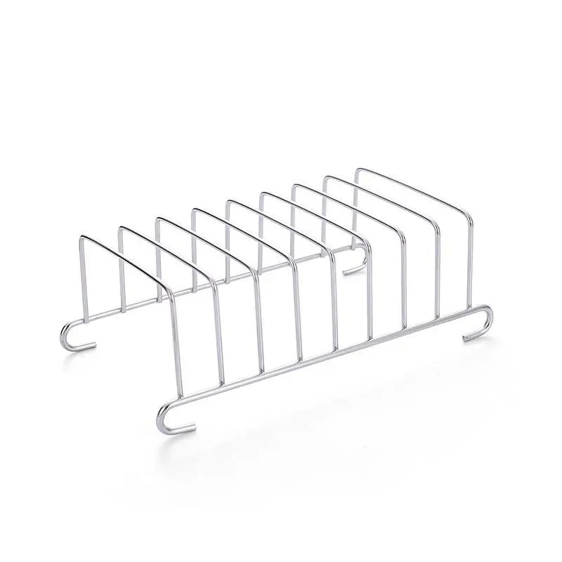 Stainless Steel 8-Slot Toast Rack & Bread Holder for Kitchen Kitchen Bread Rack PLUSH