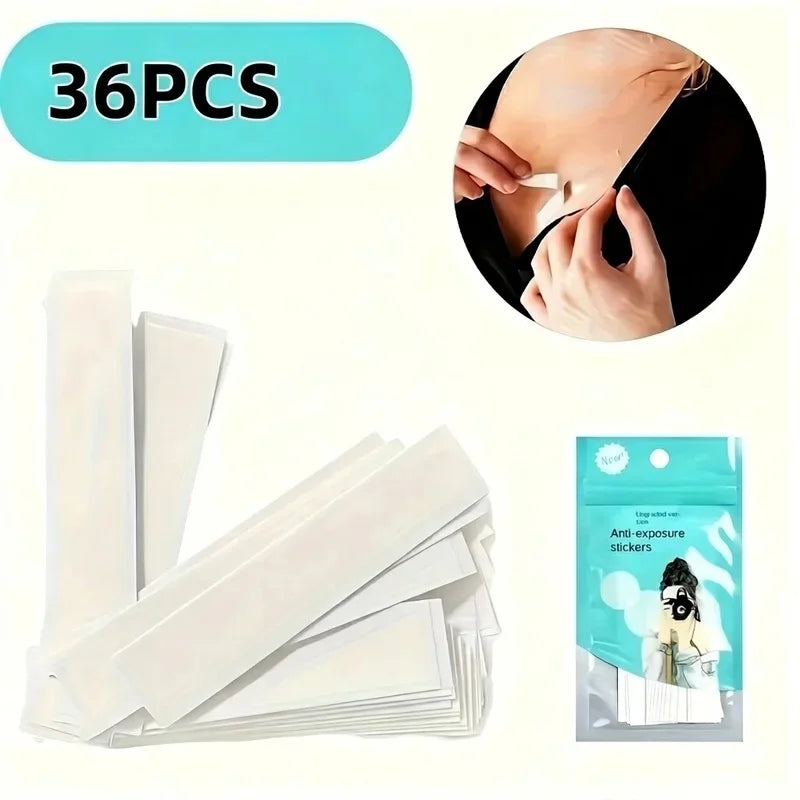 36pcs Invisible Double-Sided Fashion Tape for Clothing & Bra Fashion Clothing Tape PLUSH