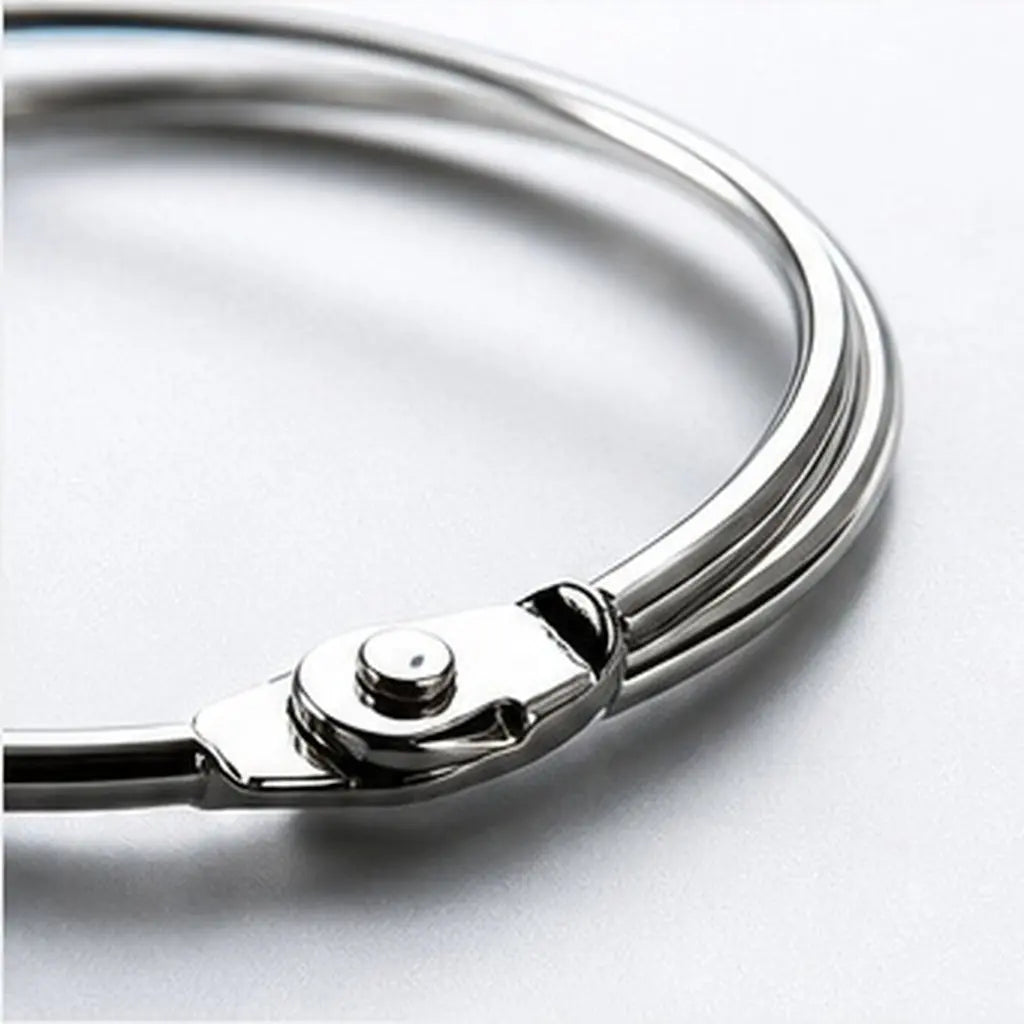 10pcs Metal Loose Leaf Binder Rings – Index Card & Notebook Loose Leaf Binder Rings PLUSH China Mainland